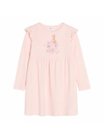 Детское платье "Bunny" розовое