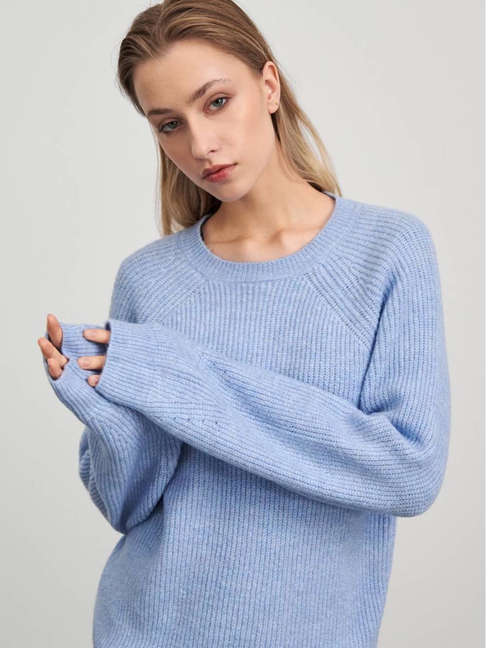 Жіночий джемпер "Warm" блакитний