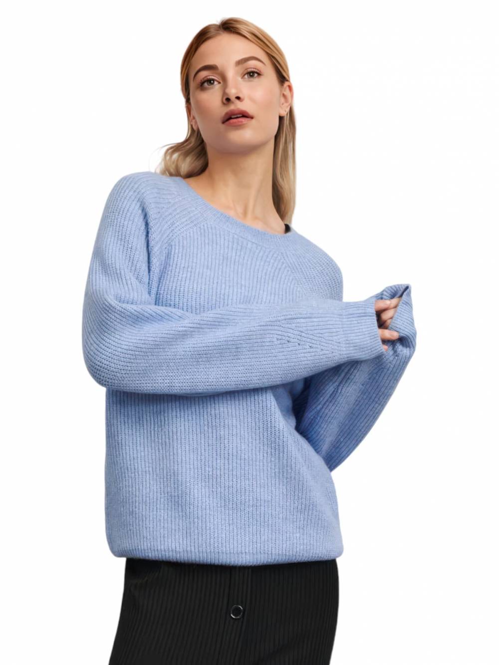 Жіночий джемпер "Warm" блакитний