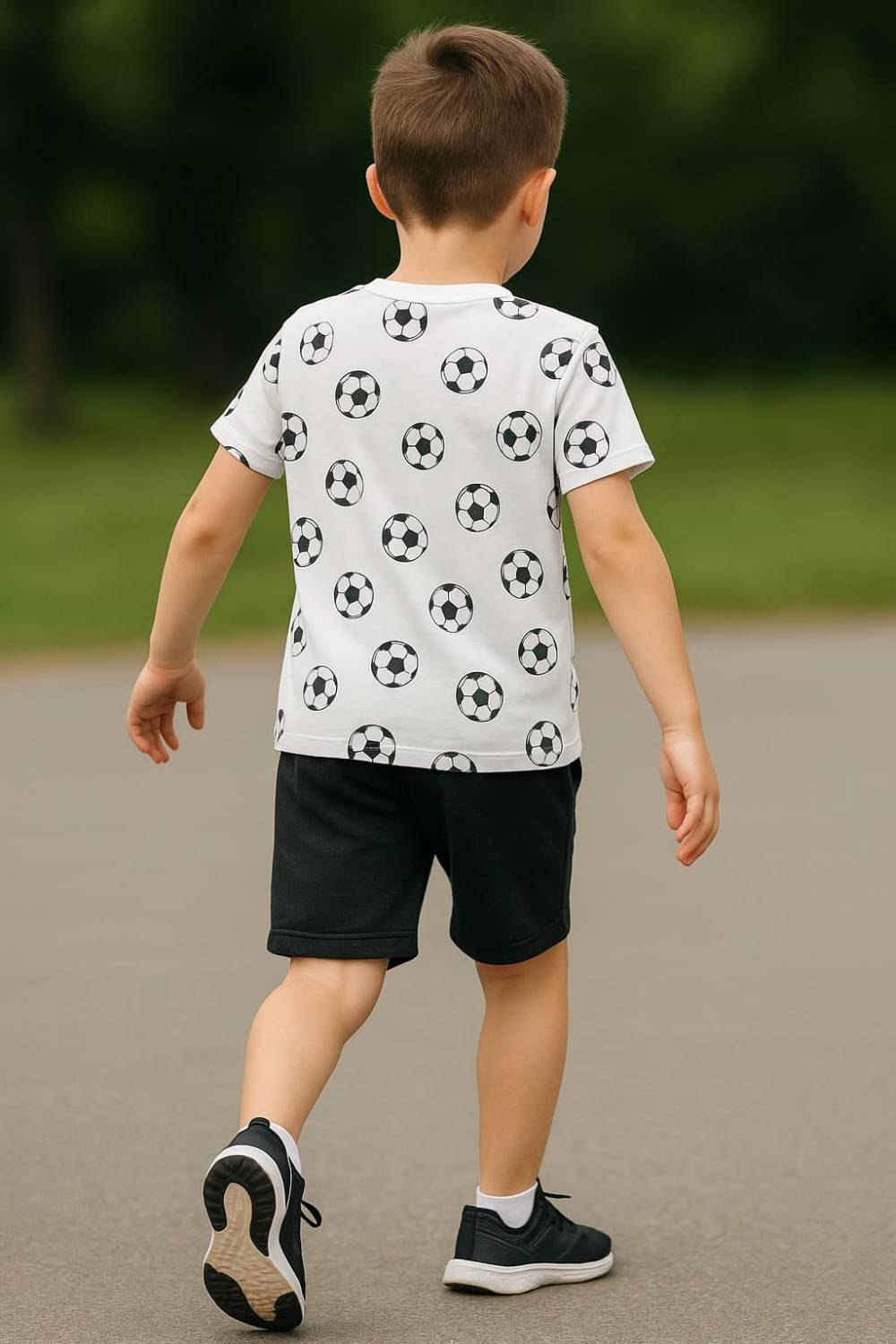 Футболка для хлопчика "Football" біла