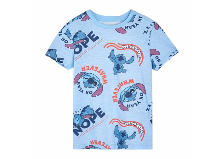 Футболка для хлопчика "Stitch" синя
