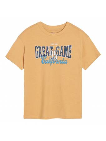Футболка для хлопчика "Great game" жовта