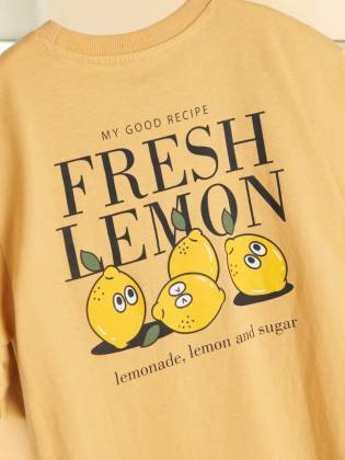 Футболка для хлопчика "Lemon" жовта