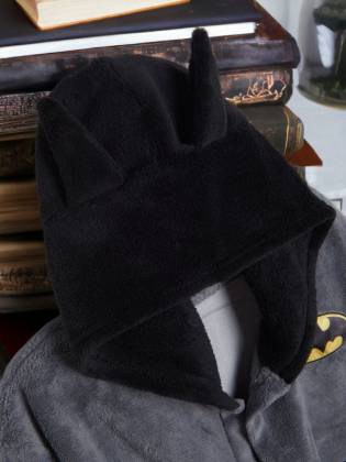 Детский халат "Batman" серый