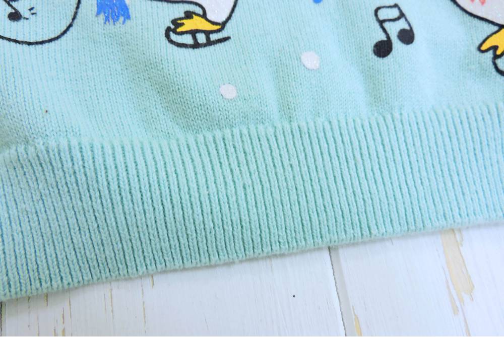 Джемпер для дівчинки "Pinguin" м'ятний