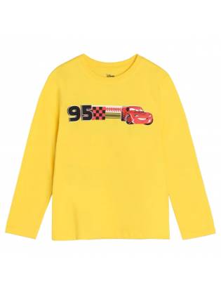 Лонгслив для мальчика "Team 95" желтый