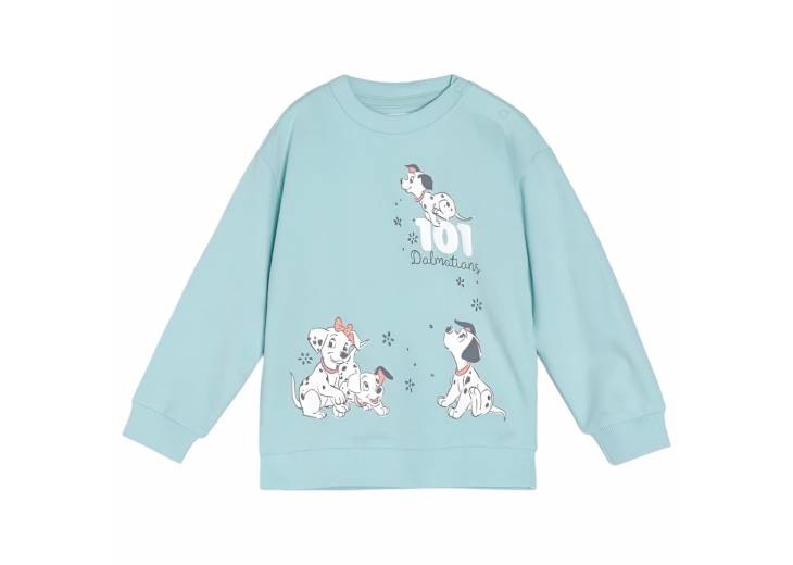 Детский свитшот "101 Dalmatians" мятный