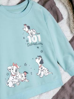 Детский свитшот "101 Dalmatians" мятный