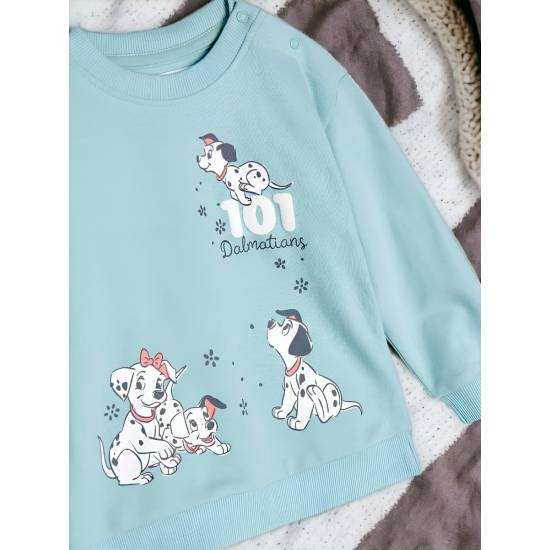 Детский свитшот "101 Dalmatians" мятный