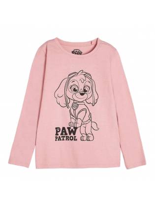 Дитячий лонгслів "Paw" рожевий
