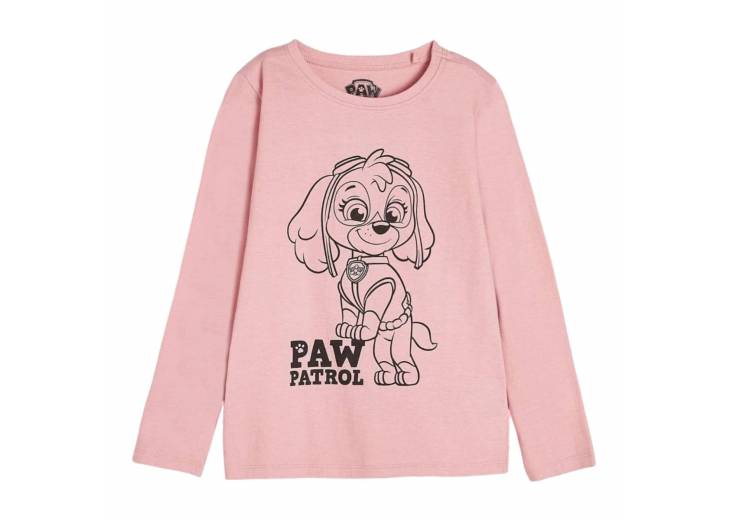 Дитячий лонгслів "Paw" рожевий