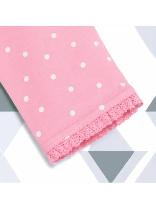 Леггинсы для девочки "Lace" розовые