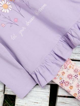 Детский костюм "Bloom" сиреневый