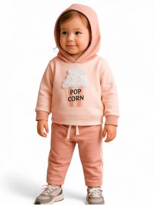 Детский спортивный костюм "Pop Corn" розовый
