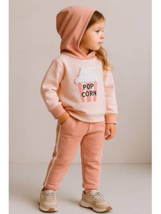 Детский спортивный костюм "Pop Corn" розовый