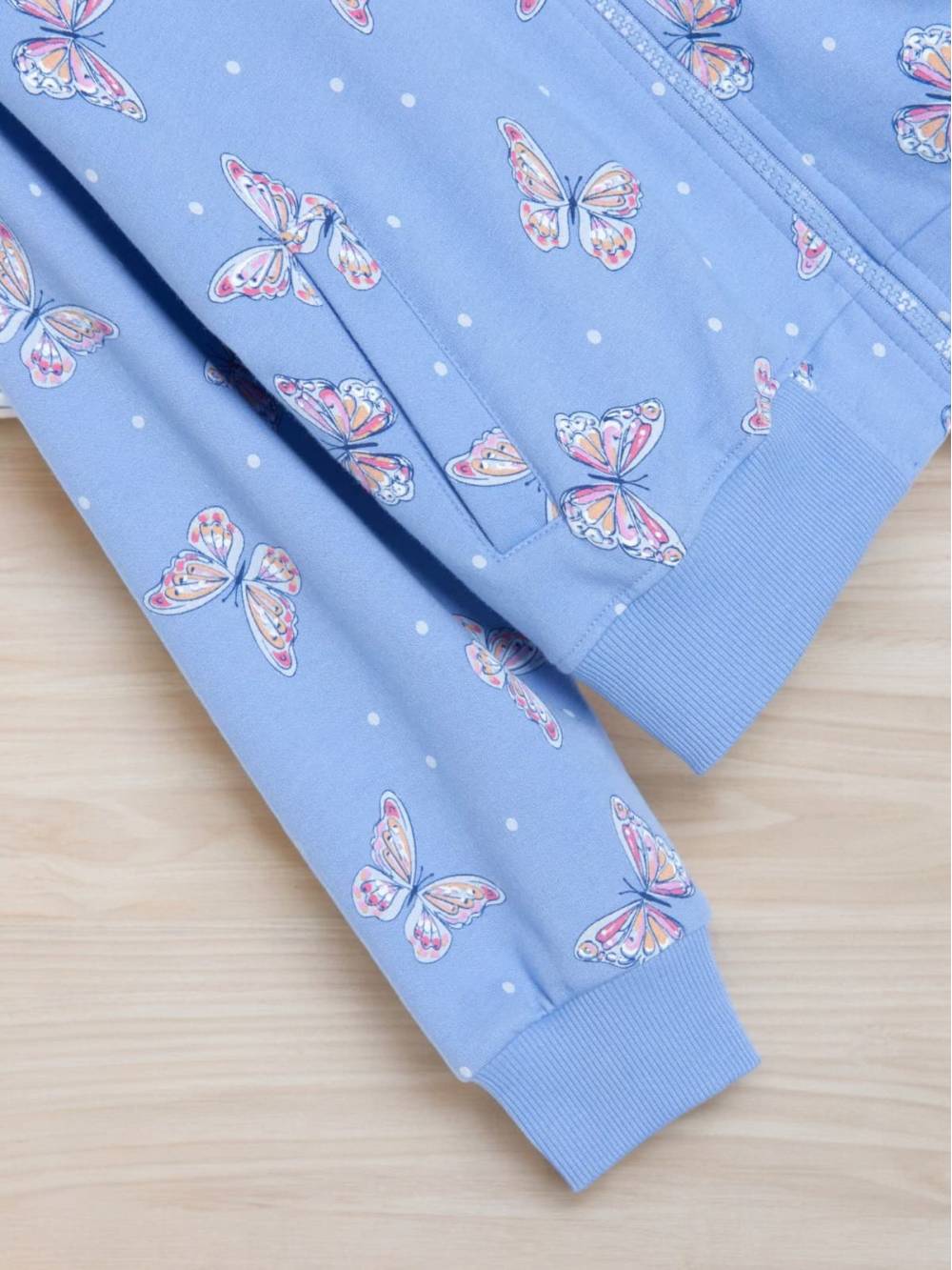 Дитяча худи "Butterfly" блакитний