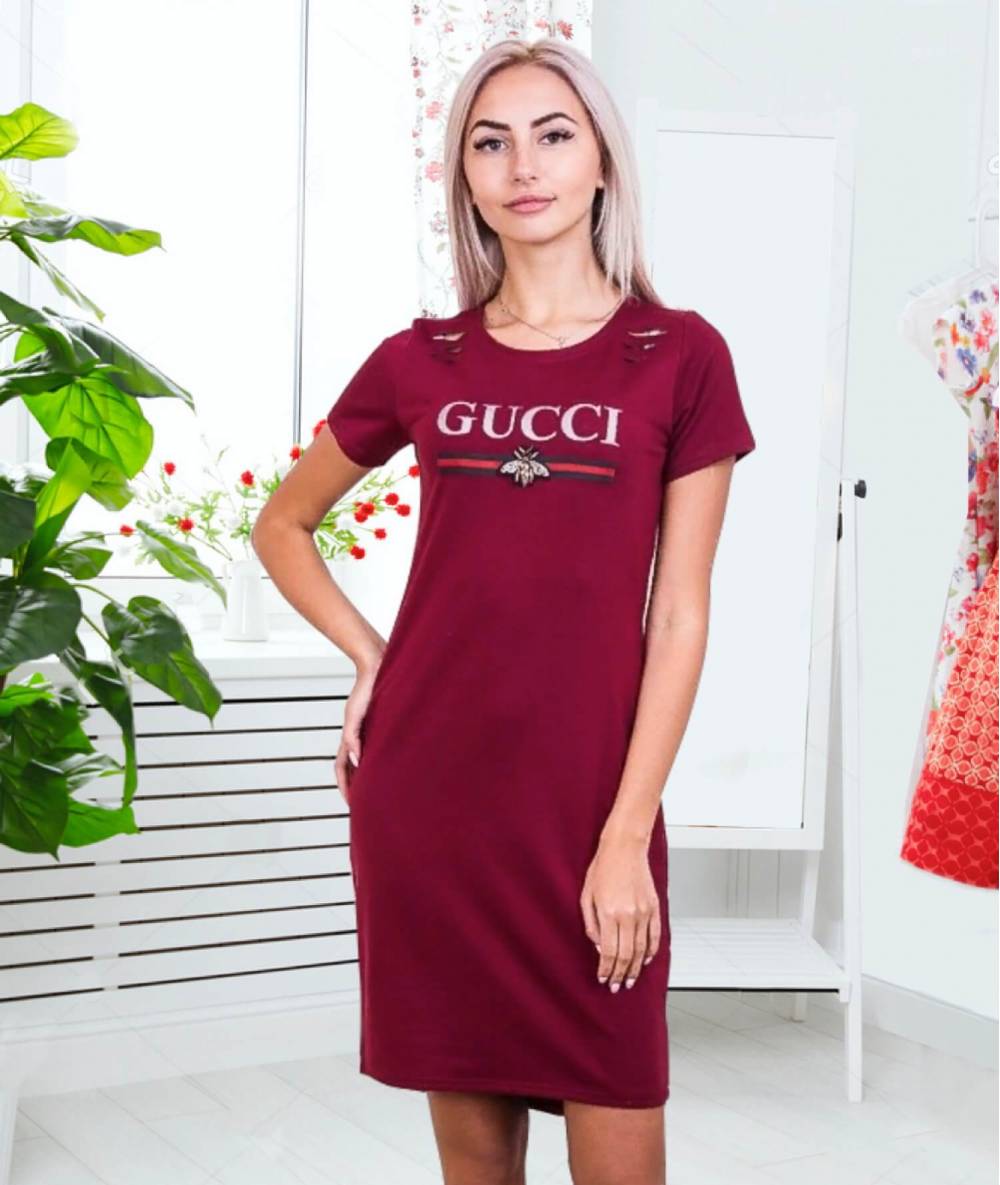 Сукня GUCCI. Бордове.