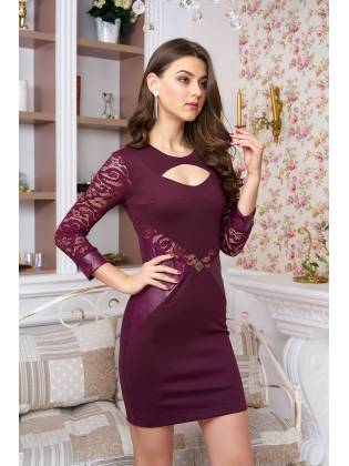 Женское платье Сиенна. Слива. A7369