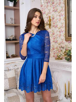 Женское платье. Иванна. Синее. A8274