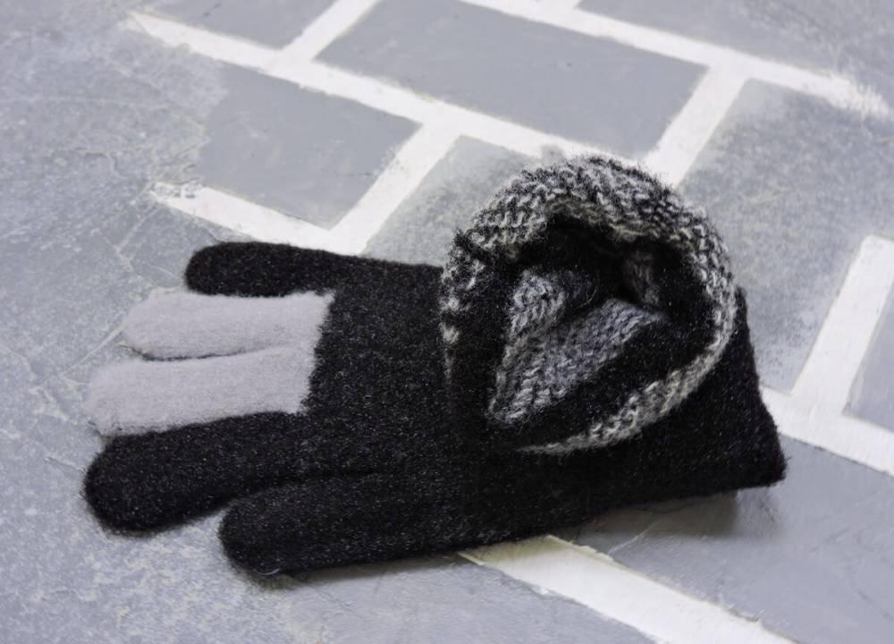 Дитячі рукавички "Bow" чорні