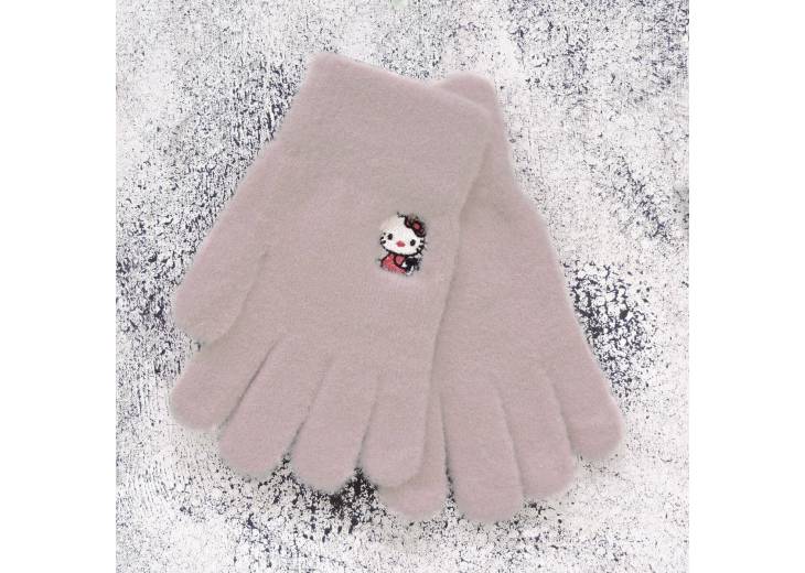 Детские перчатки "Hello Kitty" кофейные