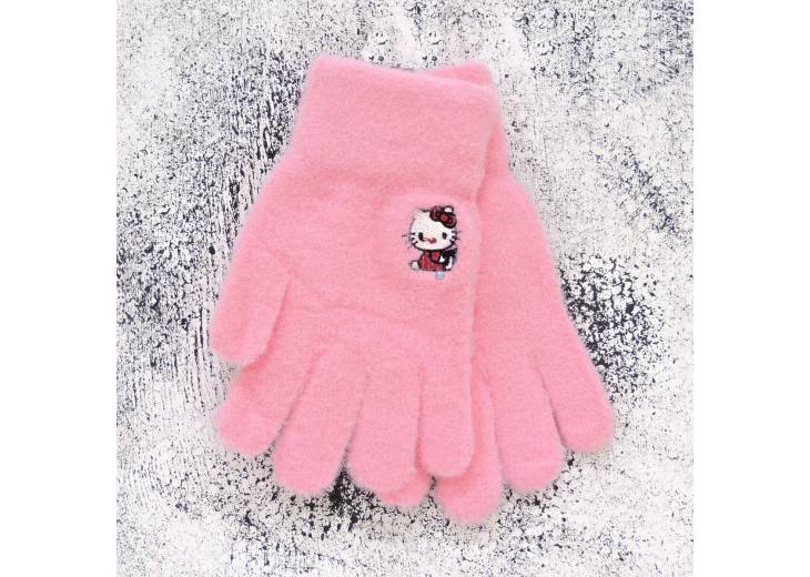 Детские перчатки "Hello Kitty" розовые