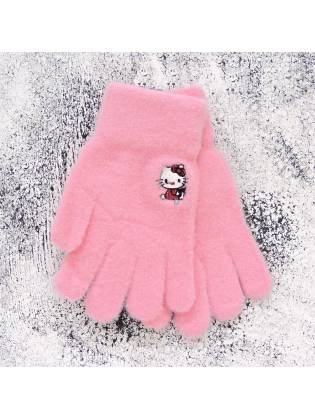 Детские перчатки "Hello Kitty" розовые