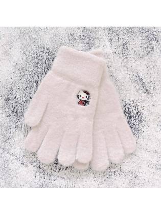 Детские перчатки "Hello Kitty" бежевые