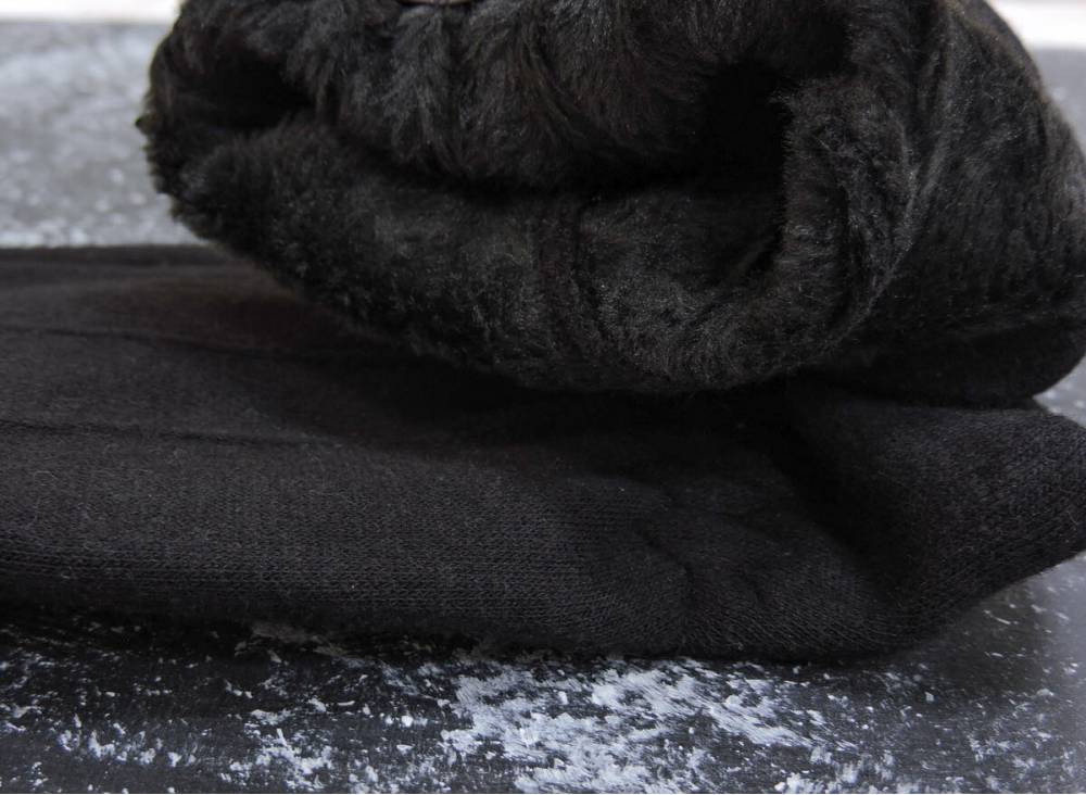 Чоловічі рукавички "Rubber" чорні