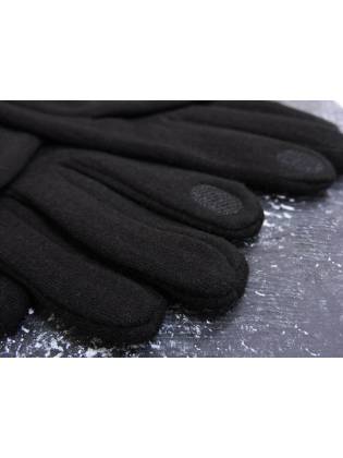 Мужские перчатки "Rubber" черные
