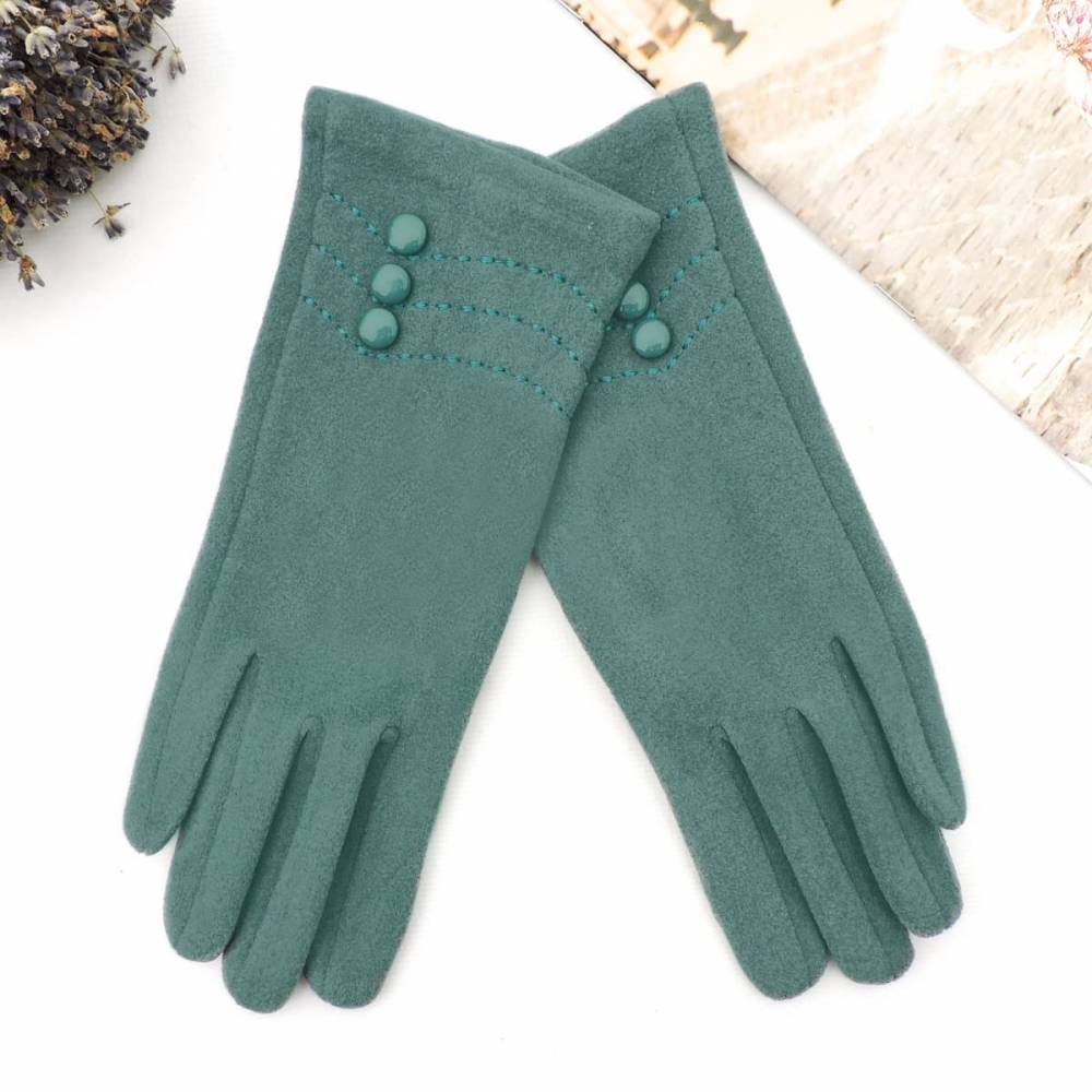 Жіночі рукавички "Waves" морська хвиля