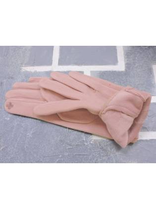 Женские перчатки "LtH" розовые