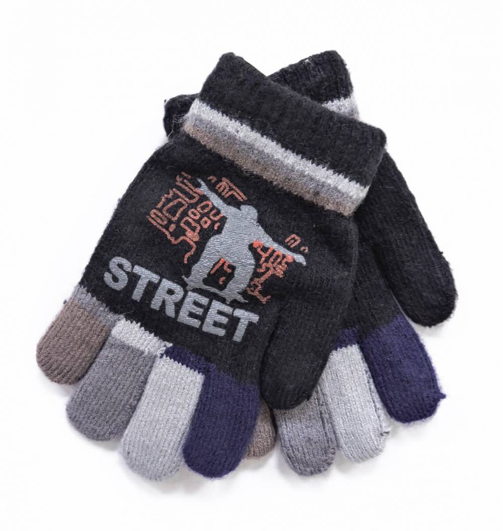 Дитячі рукавички "Street" чорні