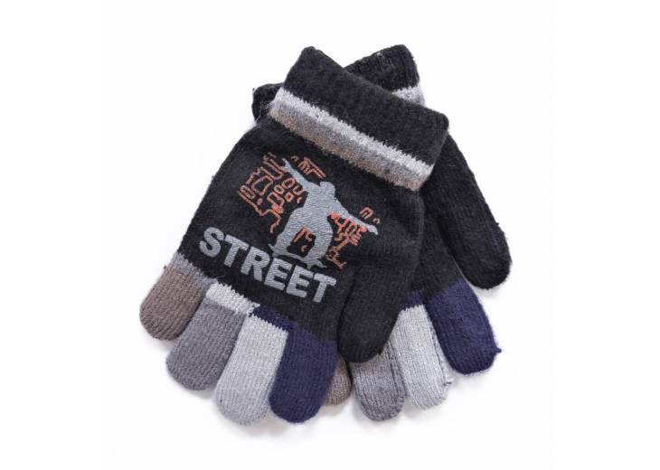 Детские перчатки "Street" черные