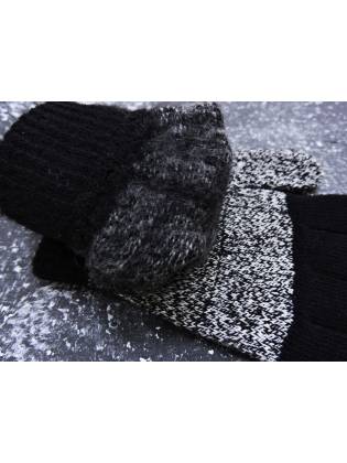 Детские перчатки "Label" черные