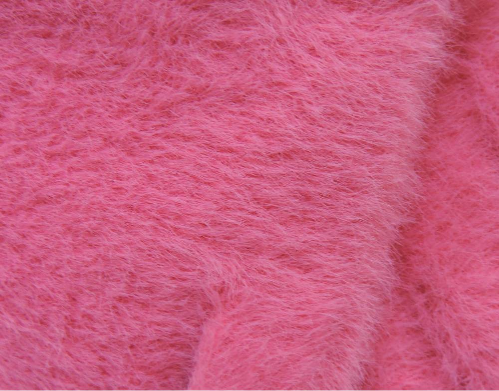 Дитячі рукавички "Fur" малинові
