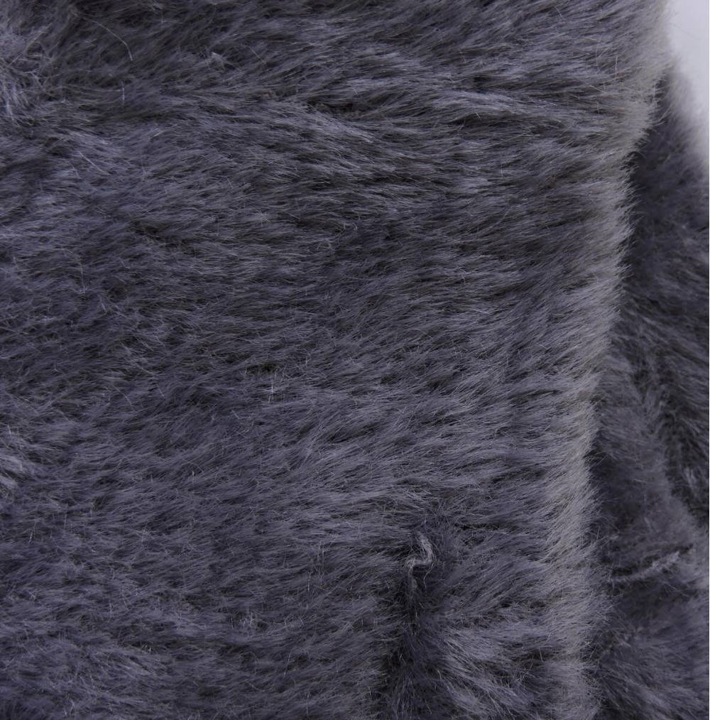 Дитячі рукавички "Fur" темно-сірі