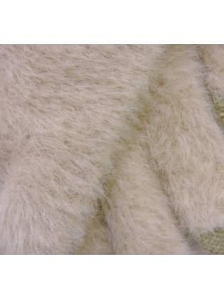 Детские перчатки "Fur" бежевые