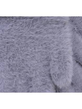 Детские перчатки "Fur" светло-серые