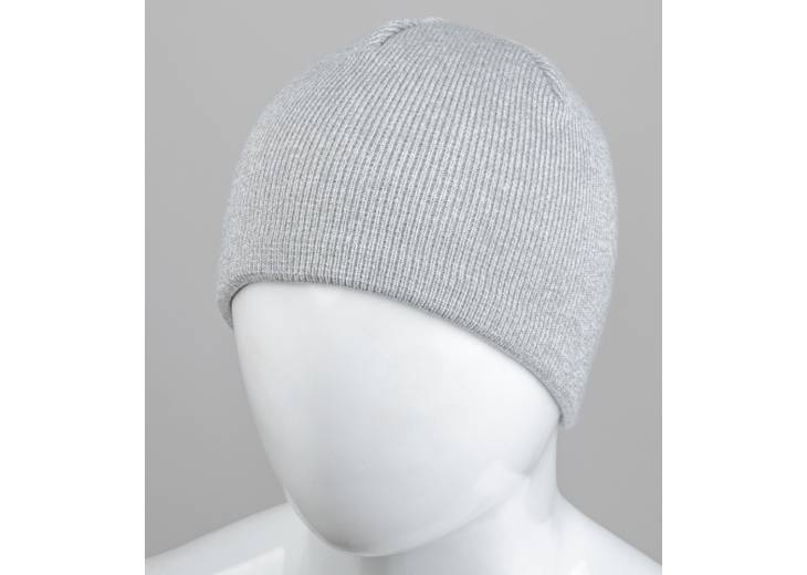 Мужская шапка "P-Fleece"серая меланж