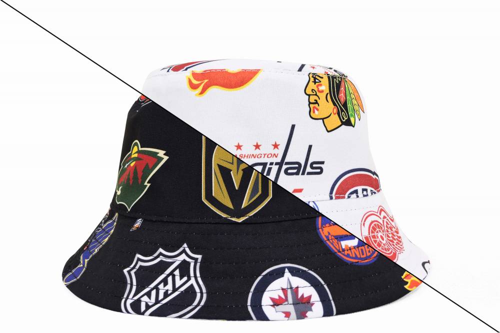Панамка "Capitals" біла/чорна