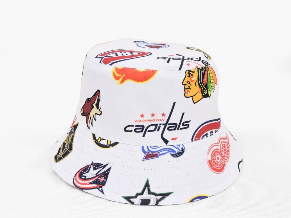 Панамка "Capitals" біла/чорна