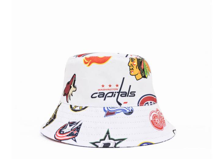 Панамка "Capitals" белая/черная