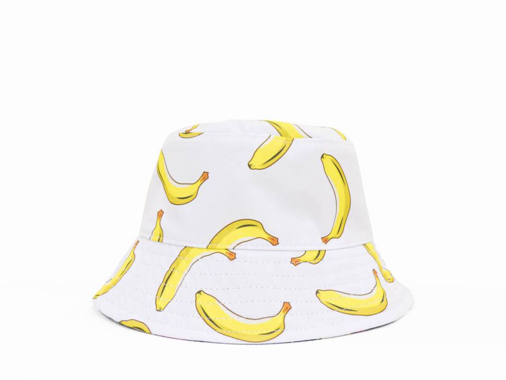 Панамка "Bananas" біла/чорна