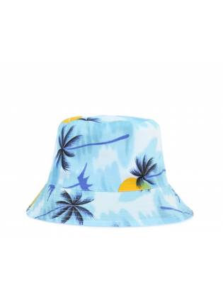 Двухсторонняя панамка "Palm-Sea" красная