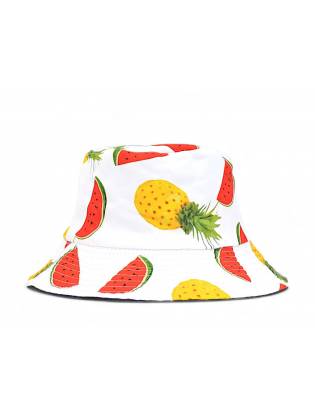 Двостороння панамка "Fruits" біла