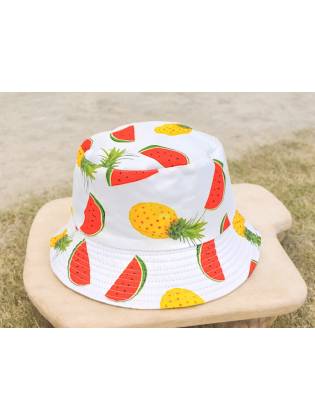 Двостороння панамка "Fruits" біла