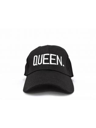 Кепка бейсболка "QUEEN" черная