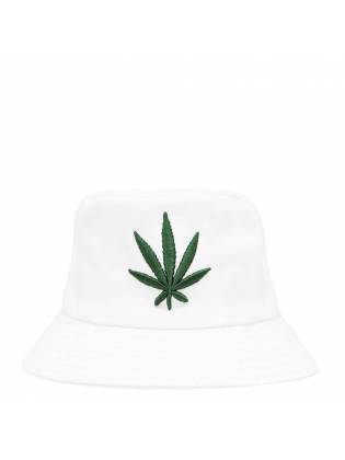 Панамка "Cannabis" белая