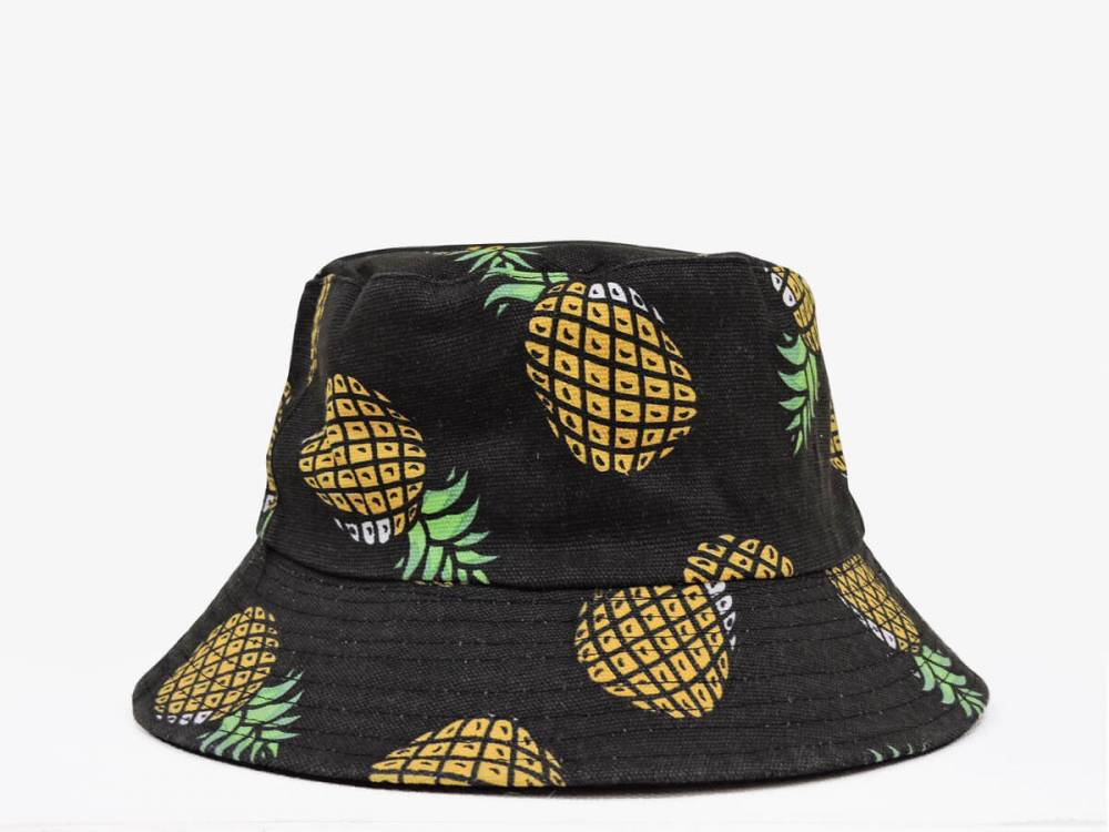 Двостороння панамка "Ananas" чорна
